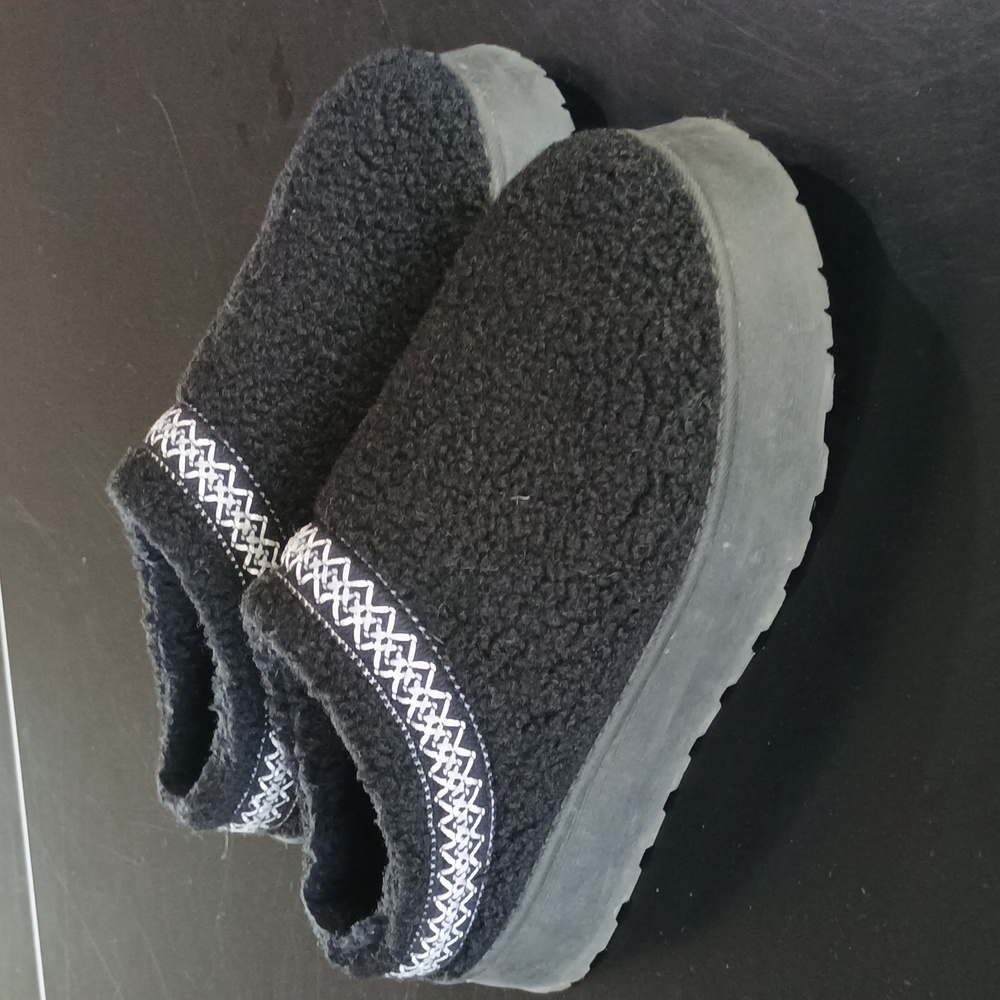 Streetwear Society Black Platform Shoes